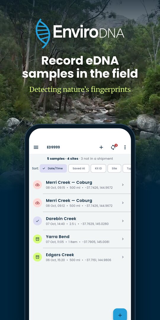 EnviroDNA Field Samples